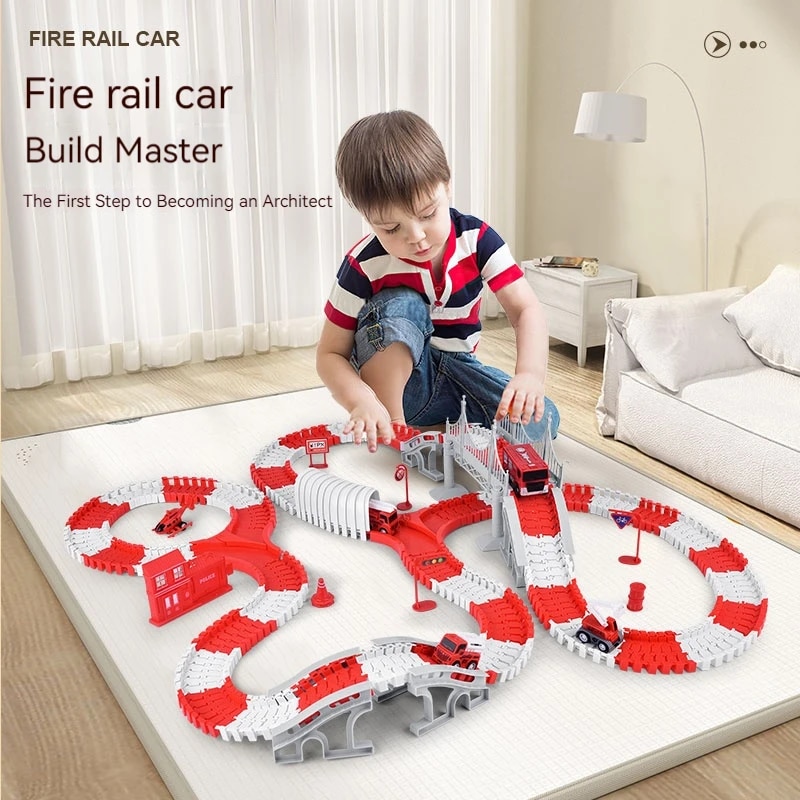 Kids Toys Supplier - Пожарная машина, трек, сборка автомобиля, инженерный