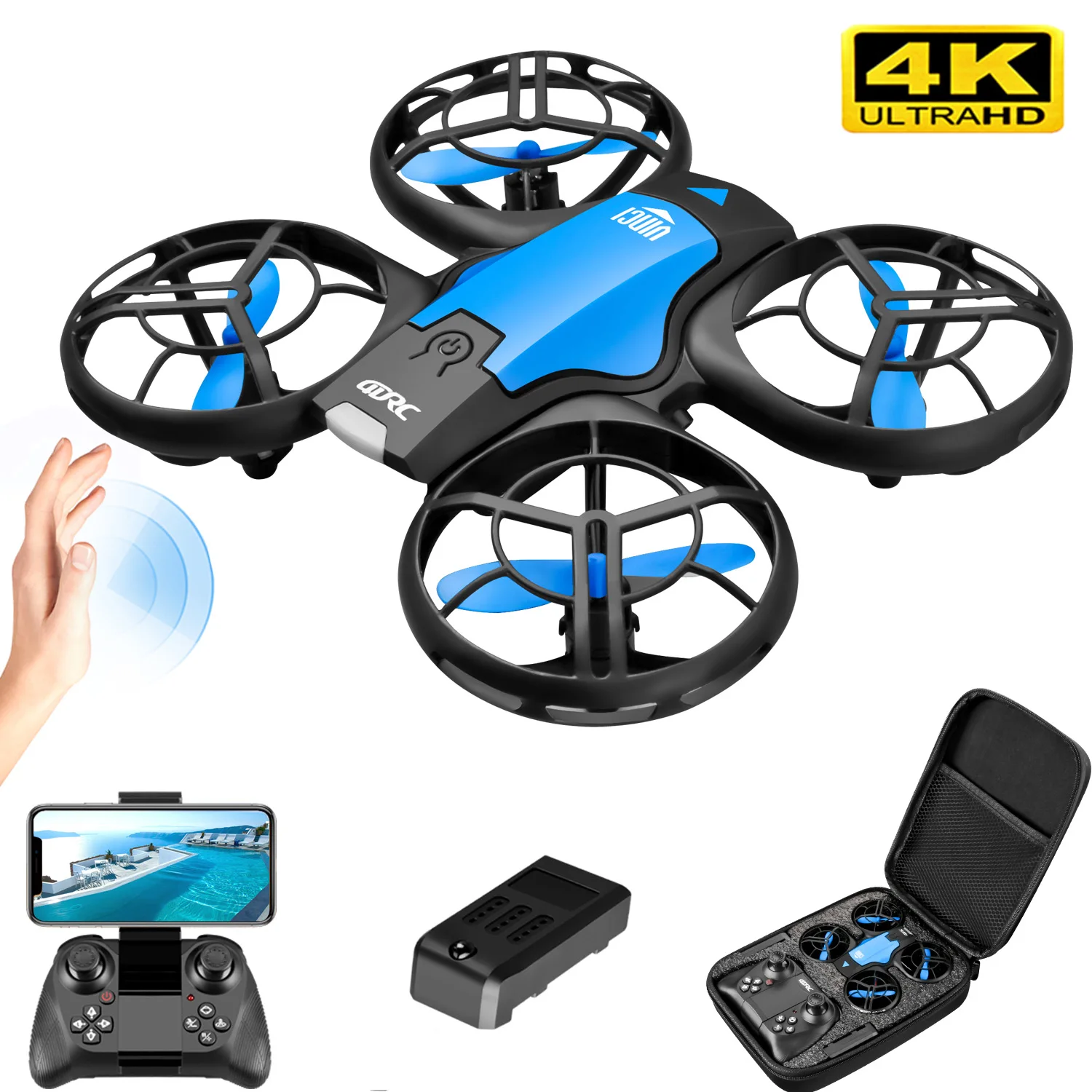 Kids Xbox Toys - Новый мини-дрон V8 с камерой 4K