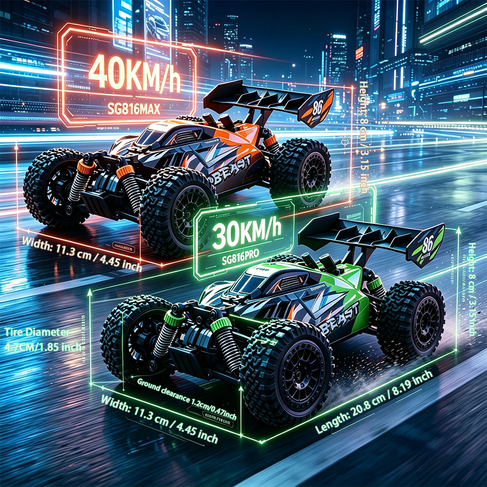 Kids Xbox Toys - Профессиональная гоночная машина 1:24 SG816PRO/MAX, скорость