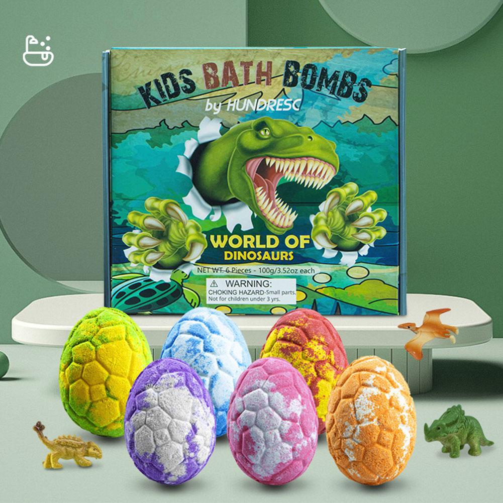 Dinosaur Figurine Set - Набор из 6 штук: Бомбочки для