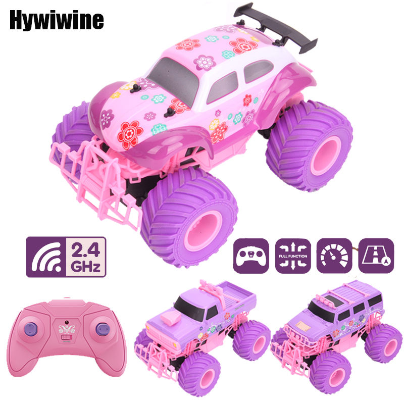 Kids Toys Electric Car - Розовый радиоуправляемый автомобиль с электроприводом для
