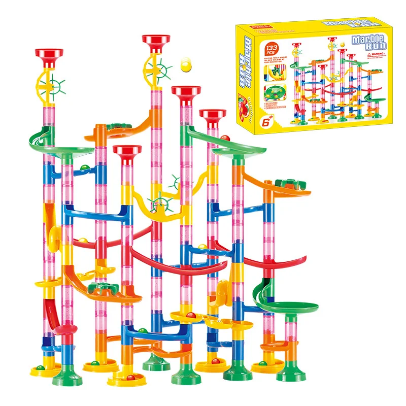 Marble Run Set - Набор для сборки 3D-лабиринта с шариками,