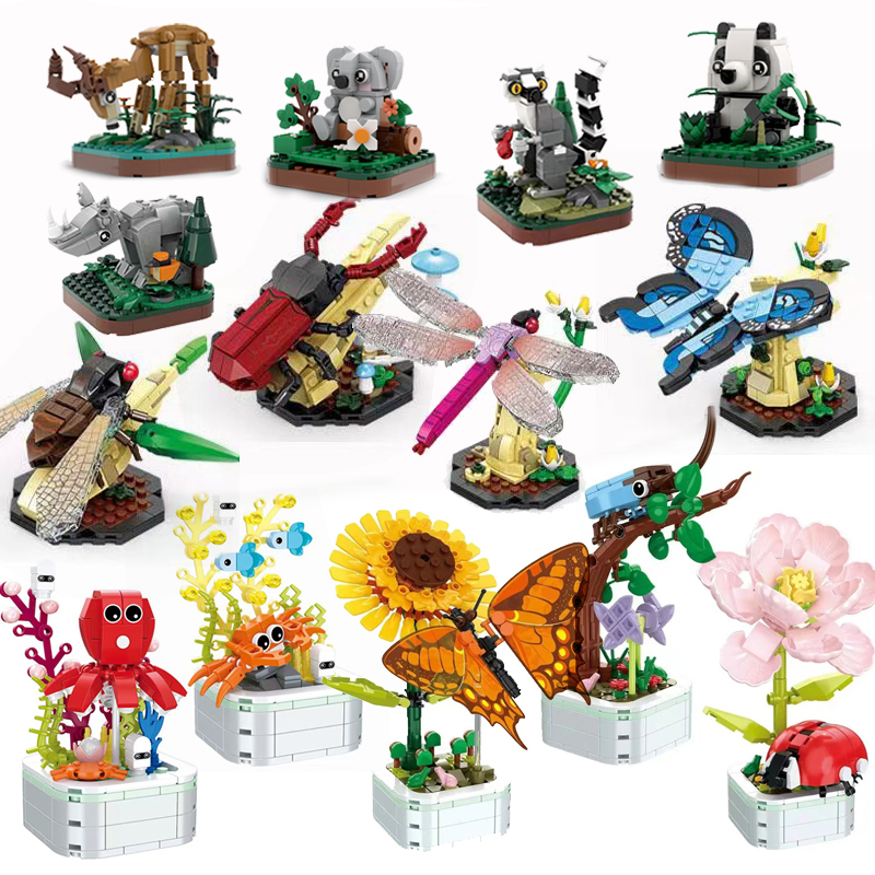 Kid Toys And More - 1 шт., Детский конструктор «животные в
