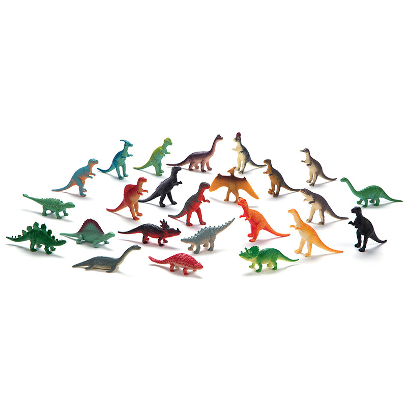 Dinosaur Figurine Set - Набор мини-моделей динозавров из ПВХ, 24