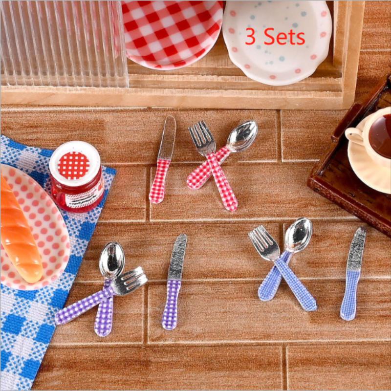 Kids Toys Home - 3 комплекта кукольного домика, миниатюрная кухонная