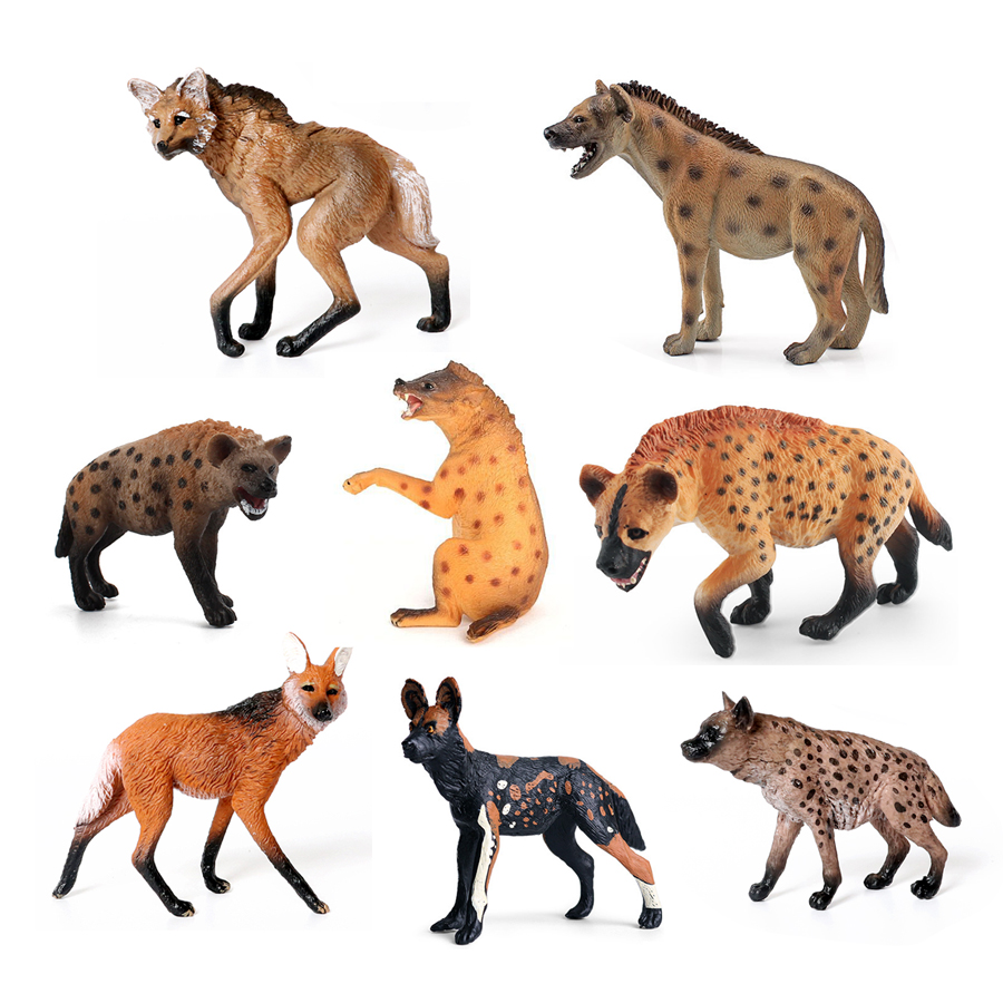 Kids Toys Dog - Реалистичная пластиковая дикая природа Хэна, человек