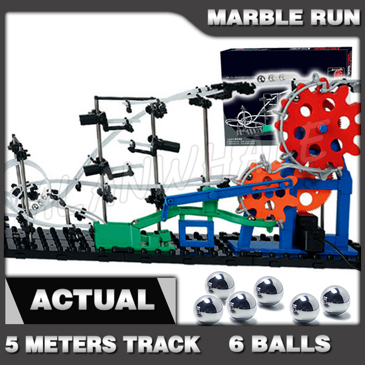 Marble Run Set - 560 см рельсовая мраморная передача приводная