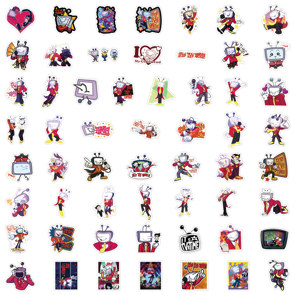 Kids Toys Cartoon Images - 55 шт. наклеек DELTARUNE Tenna: мультяшные