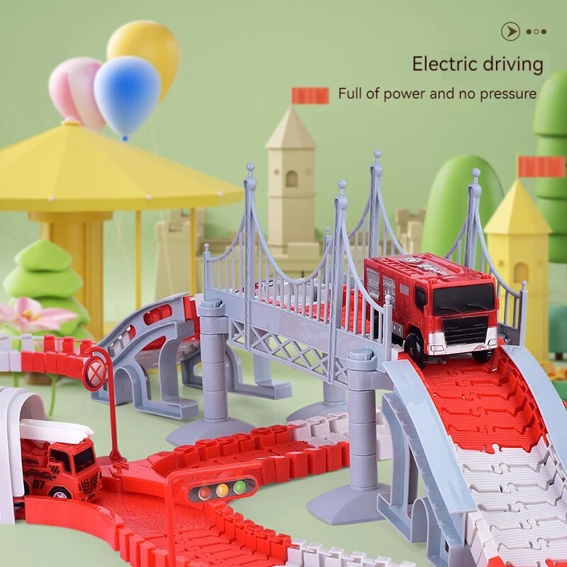 Пожарная машина, трек, сборка  – обзор и цена Kids Toys Supplier