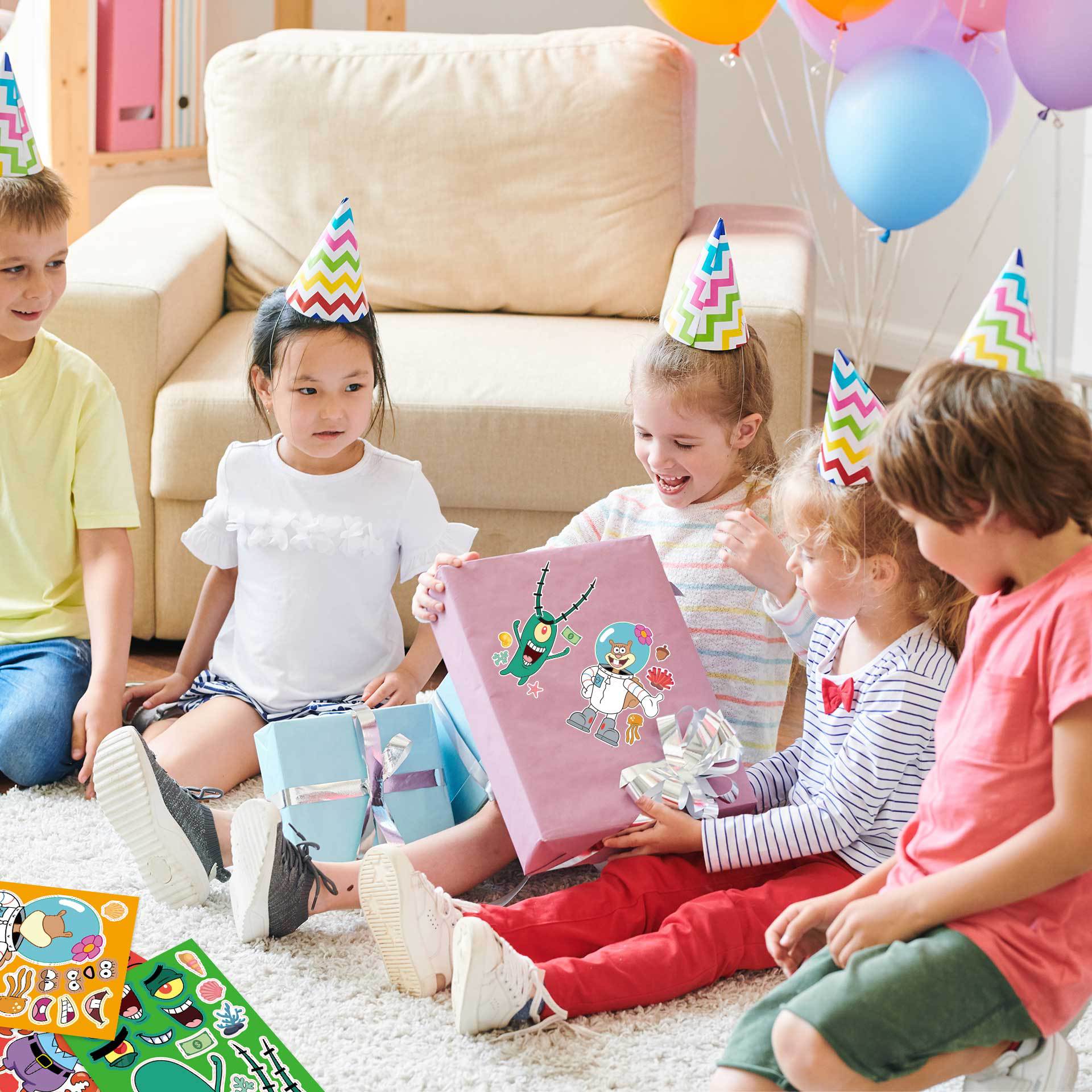 Набор из 8 наклеек с Губкой Бо – обзор и цена Kids Toys Supplier