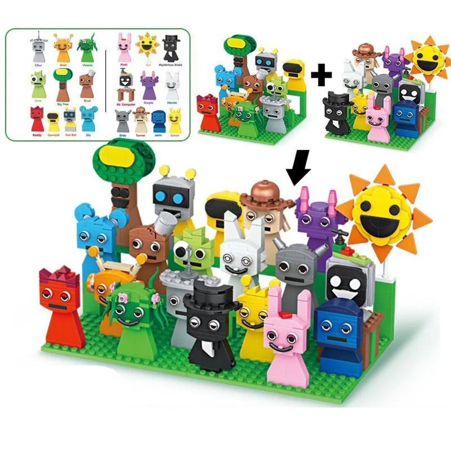 9 шт. MOC фигурки, набор строи – обзор и цена Kids Toys Easter