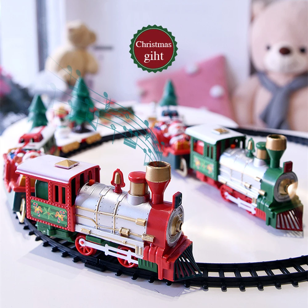 Рождественский набор поездов,  – обзор и цена Toy Train Track Set