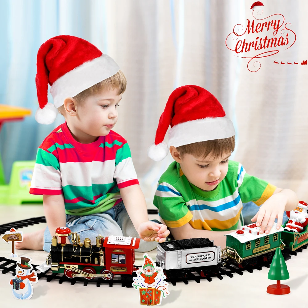 Рождественский набор поездов,  – обзор и цена Toy Train Track Set
