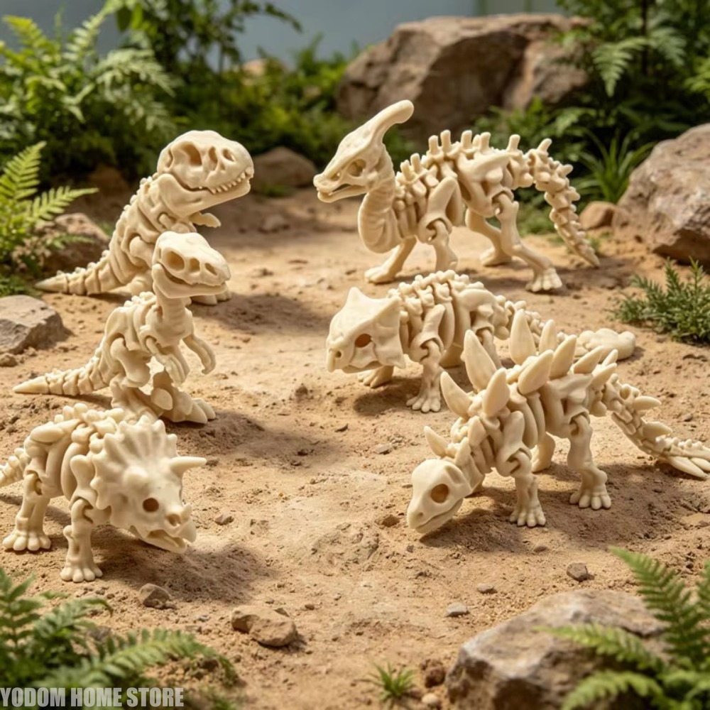 3D-печатная фигурка шарнирного – обзор и цена Dinosaur Figurine Set