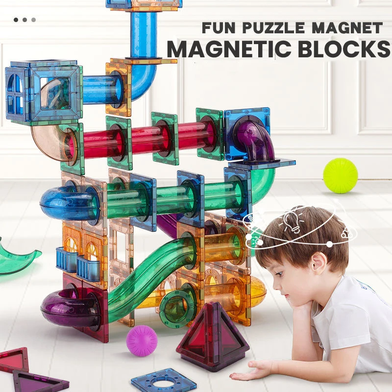 Магнитный лист, строительный б – обзор и цена Marble Run Set