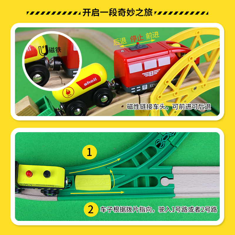 Деревянная железнодорожная дор – обзор и цена Toy Train Track Set